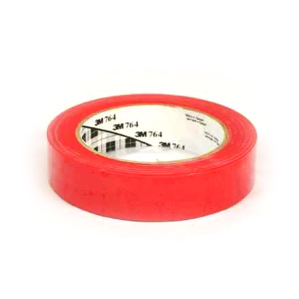 Ruban Vinyle à Usage Général 3M™ 764, Rouge, 50 mm x 33 m, 0.13 mm