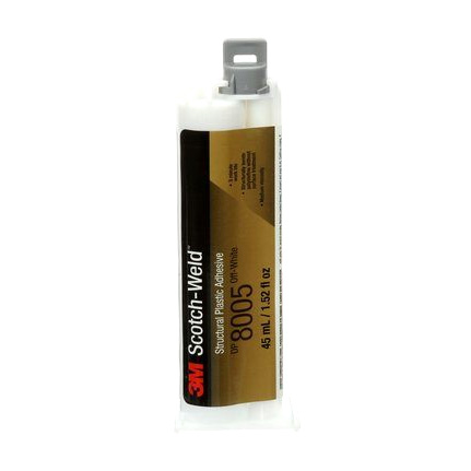 3M Scotch-Weld DP8005 Structural Plastic Adhesive Off-White 45 mL Duo-Pak Cartridge