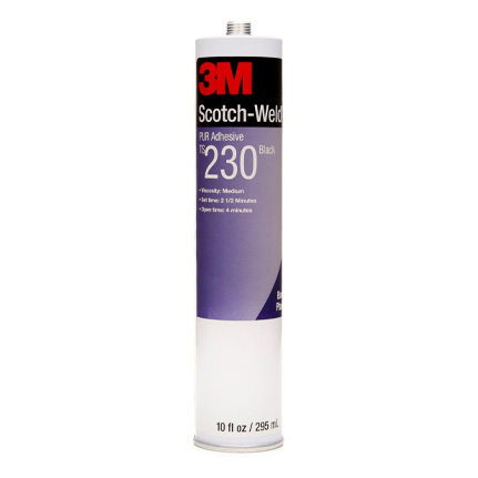 3M Scotch-Weld TS230 Polyurethane Reactive Adhesive Black 10 oz Tube